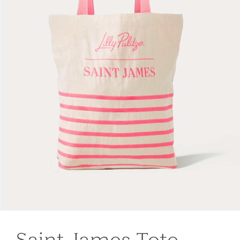 Lilly Pulitzer Pink and Cream Tote
